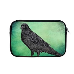 Raven - In Green - Apple Macbook Pro 13  Zipper Case by WensdaiAmbrose