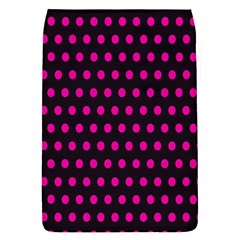 Pink Black Polka Dots Removable Flap Cover (S)