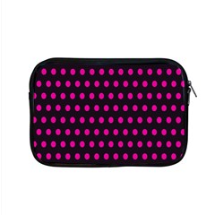 Pink Black Polka Dots Apple MacBook Pro 15  Zipper Case