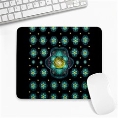 Light And Love Flowers Decorative Large Mousepads by pepitasart