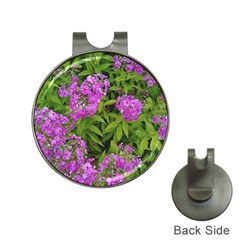 Stratford Garden Phlox Hat Clips With Golf Markers by Riverwoman