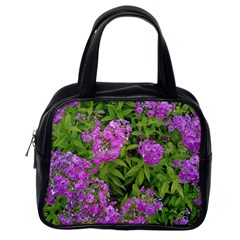 Stratford Garden Phlox Classic Handbag (one Side) by Riverwoman