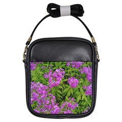 Stratford Garden Phlox Girls Sling Bag by Riverwoman