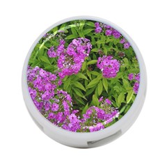 Stratford Garden Phlox 4-port Usb Hub (one Side) by Riverwoman