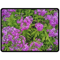 Stratford Garden Phlox Fleece Blanket (large)  by Riverwoman