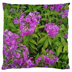 Stratford Garden Phlox Large Cushion Case (one Side) by Riverwoman