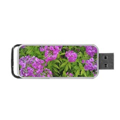 Stratford Garden Phlox Portable Usb Flash (one Side) by Riverwoman