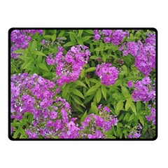 Stratford Garden Phlox Double Sided Fleece Blanket (small)  by Riverwoman