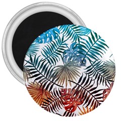 Gradient tropical leaves 3  Magnets