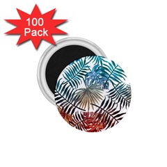 Gradient tropical leaves 1.75  Magnets (100 pack) 