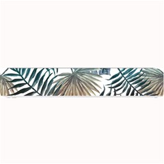 Gradient tropical leaves Small Bar Mats