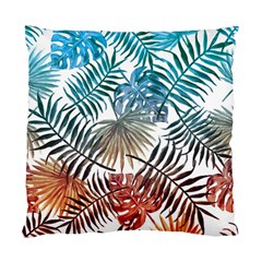 Gradient tropical leaves Standard Cushion Case (One Side)