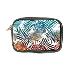 Gradient tropical leaves Coin Purse