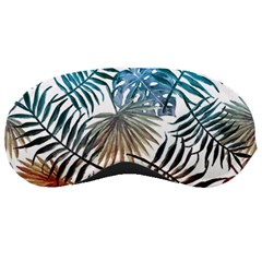 Gradient tropical leaves Sleeping Masks