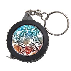 Gradient tropical leaves Measuring Tape