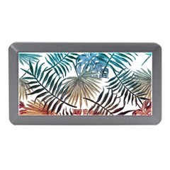 Gradient tropical leaves Memory Card Reader (Mini)