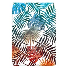 Gradient tropical leaves Removable Flap Cover (S)