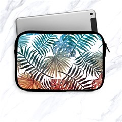 Gradient tropical leaves Apple iPad Mini Zipper Cases