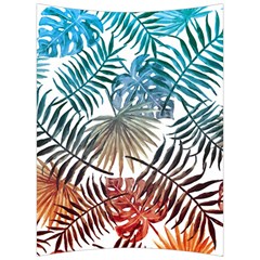 Gradient tropical leaves Back Support Cushion