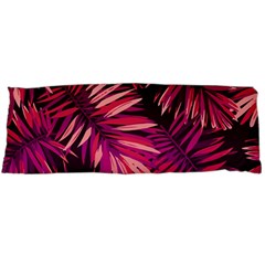 Pink tropical leaves Body Pillow Case (Dakimakura)