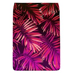 Pink tropical leaves Removable Flap Cover (S)