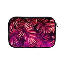 Pink tropical leaves Apple MacBook Pro 13  Zipper Case