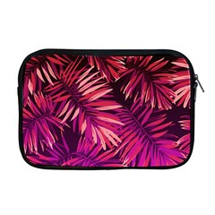 Pink tropical leaves Apple MacBook Pro 17  Zipper Case