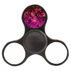 Pink tropical leaves Finger Spinner