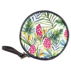 Tropical leaves and flowers Classic 20-CD Wallets