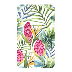 Tropical leaves and flowers Memory Card Reader (Rectangular)