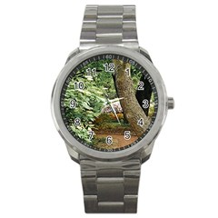 Garden Of The Phoenix Sport Metal Watch by Riverwoman