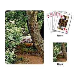 Garden Of The Phoenix Playing Cards Single Design by Riverwoman