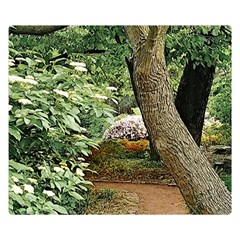 Garden Of The Phoenix Double Sided Flano Blanket (small)  by Riverwoman