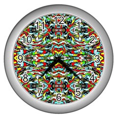 Ml 90 Wall Clock (silver) by ArtworkByPatrick