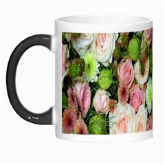 Pastel Pink Roses Morph Mugs by retrotoomoderndesigns