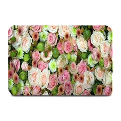 Pastel Pink Roses Plate Mats by retrotoomoderndesigns