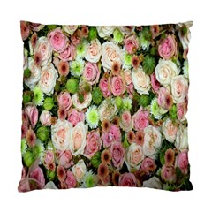 Pastel Pink Roses Standard Cushion Case (one Side) by retrotoomoderndesigns