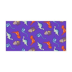 Dinosaurs - Periwinkle Yoga Headband by WensdaiAmbrose