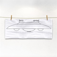 Alien Space Ufo Extraterrestrial Hand Towel by Wegoenart