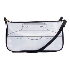 Alien Space Ufo Extraterrestrial Shoulder Clutch Bag by Wegoenart