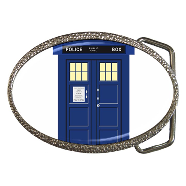 Tardis Doctor Who Time Travel Belt Buckles