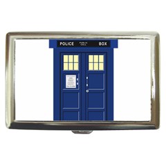 Tardis Doctor Who Time Travel Cigarette Money Case by Wegoenart