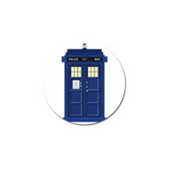 Tardis Doctor Who Time Travel Golf Ball Marker (4 Pack) by Wegoenart