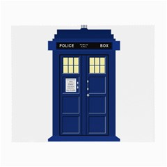 Tardis Doctor Who Time Travel Small Glasses Cloth by Wegoenart