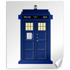 Tardis Doctor Who Time Travel Canvas 8  X 10  by Wegoenart