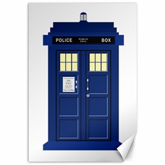 Tardis Doctor Who Time Travel Canvas 12  X 18  by Wegoenart