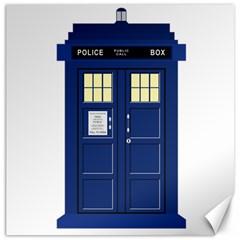 Tardis Doctor Who Time Travel Canvas 20  X 20  by Wegoenart