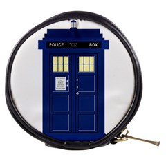 Tardis Doctor Who Time Travel Mini Makeup Bag by Wegoenart