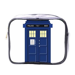 Tardis Doctor Who Time Travel Mini Toiletries Bag (one Side) by Wegoenart