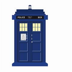 Tardis Doctor Who Time Travel Small Garden Flag (two Sides) by Wegoenart